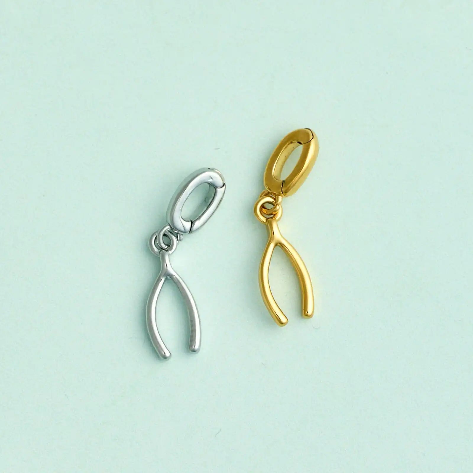 Harper Wishbone Charm