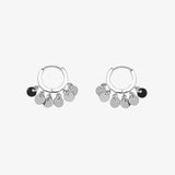 Mini Coin Huggie Earrings