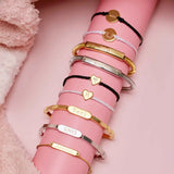 Engravable Disc Bead Stretch Bracelet