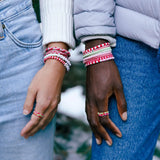 Strawberry Fields Stretch Bracelet Set of 8