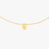 Alphabet Satellite Chain Choker