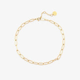 Harper Paperclip Chain Anklet