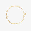 Initial Paperclip Chain Bracelet