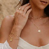Sunshine Tag Chain Necklace