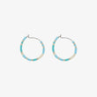 Playa Seed Bead Hoop Earrings