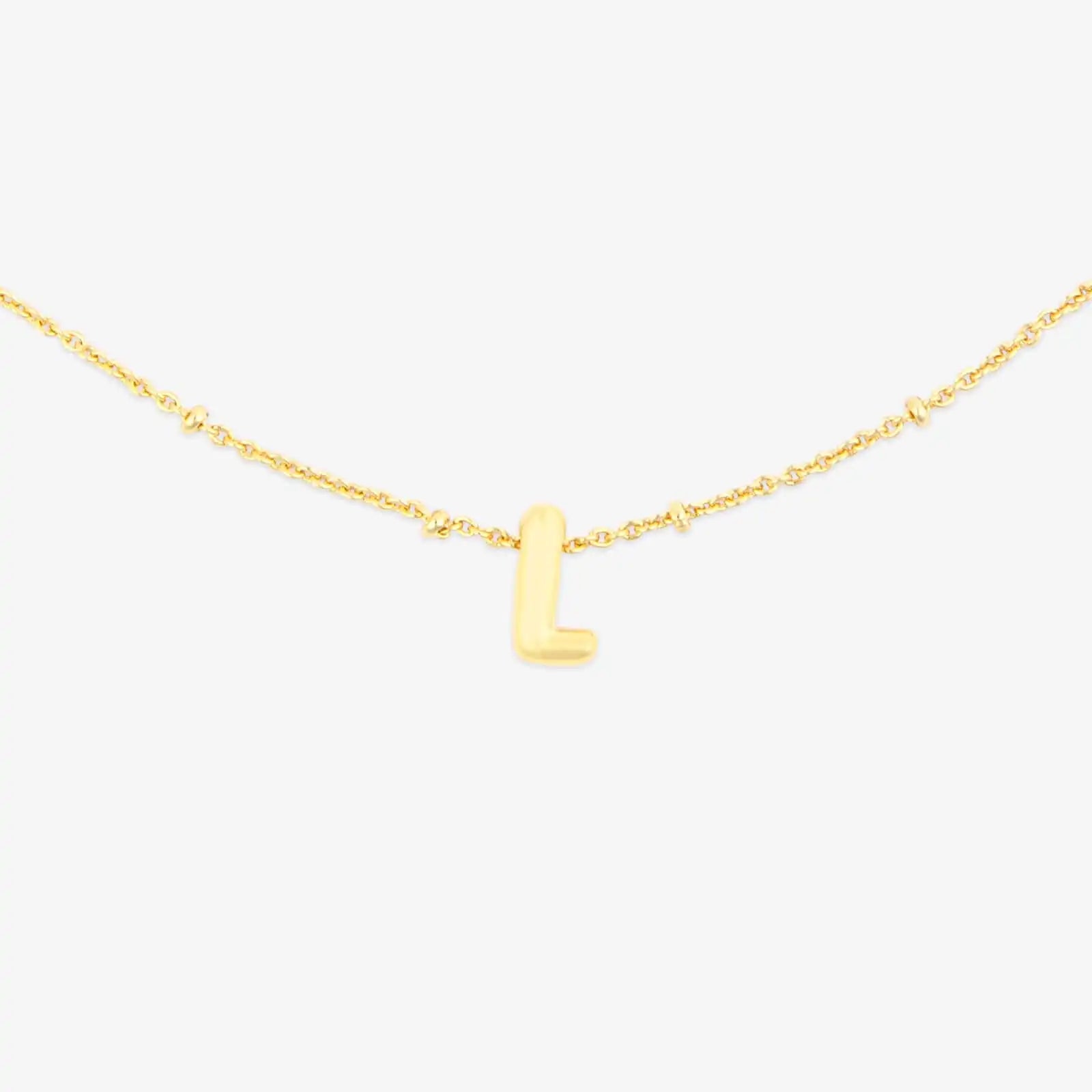 Alphabet Satellite Chain Choker