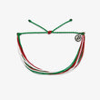 Red, Green & White Bracelet