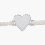 Engravable Heart Charm Bracelet