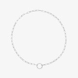Harper Round Charm Chain Necklace