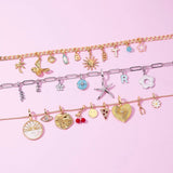 Harper Enamel Flower Charm