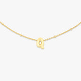 Alphabet Satellite Chain Choker