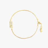 Pavé Initial Chain Bracelet
