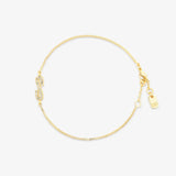 Pavé Initial Chain Bracelet