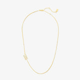 Pavé Initial Box Chain Choker