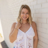 Paperclip Chain Lariat Necklace