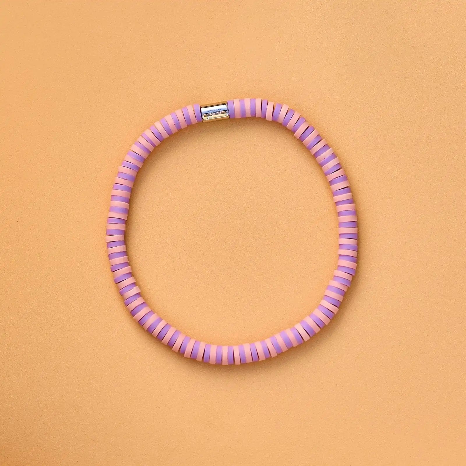 Violet Sunrise Seascape Stretch Bracelet