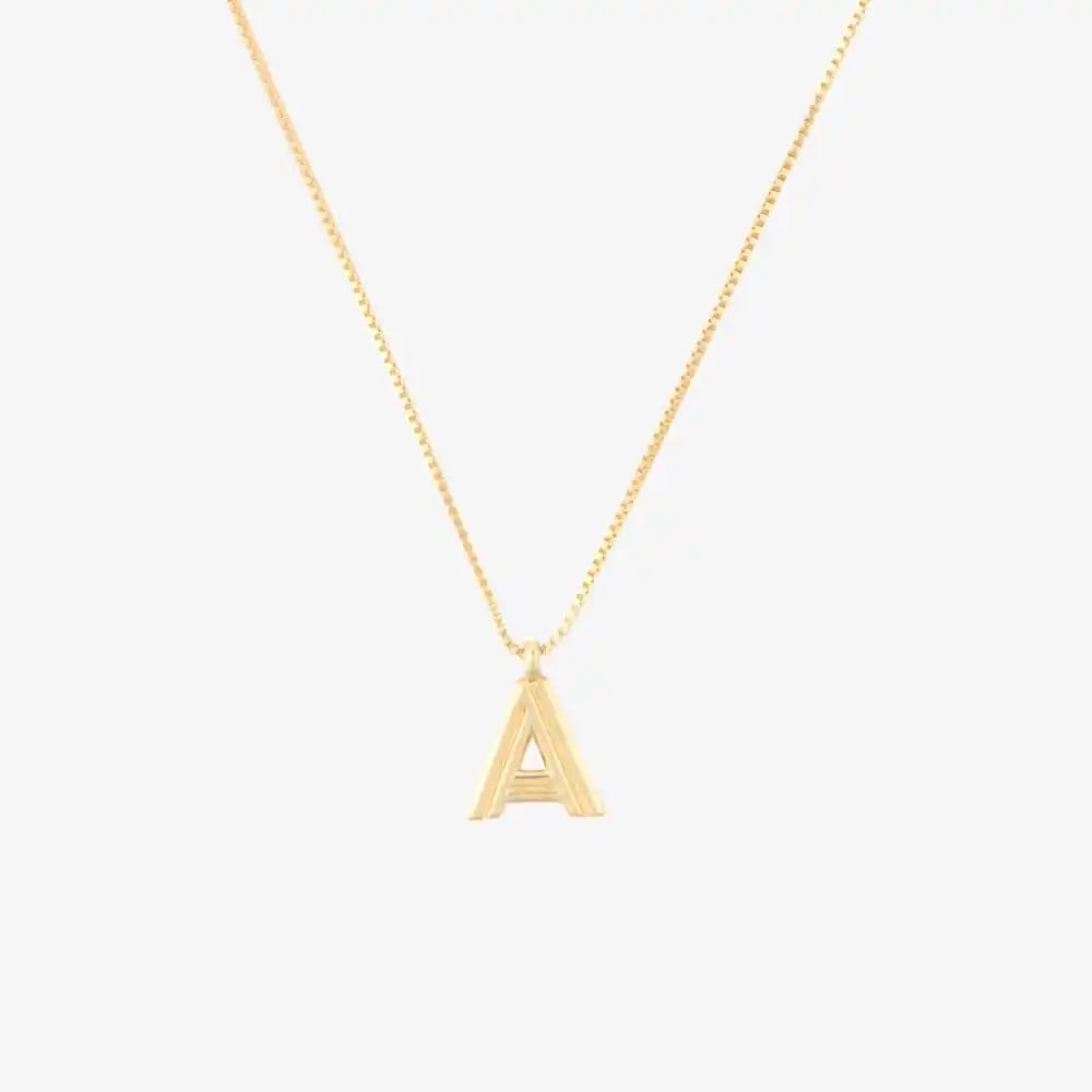 Initial Pendant Necklace