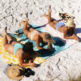 Yellow & White Checkerboard Towel