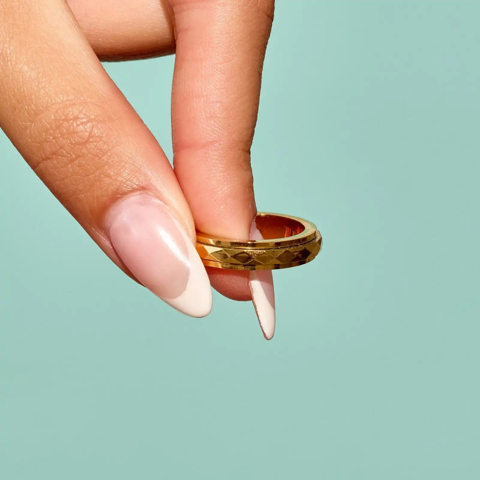 Diamond Cut Fidget Ring